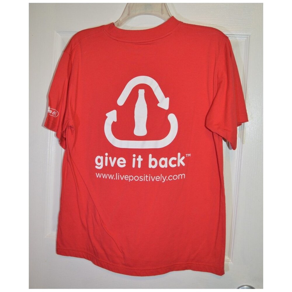 Coca Cola "Back By Popular Demand" Unisex Adult Size S Short Sleeve Red T-Shirt